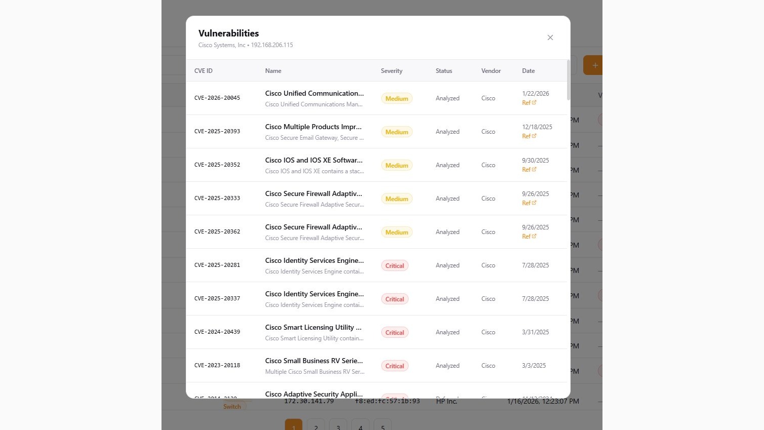 SafeLinx intelligent alert drill-down detail view